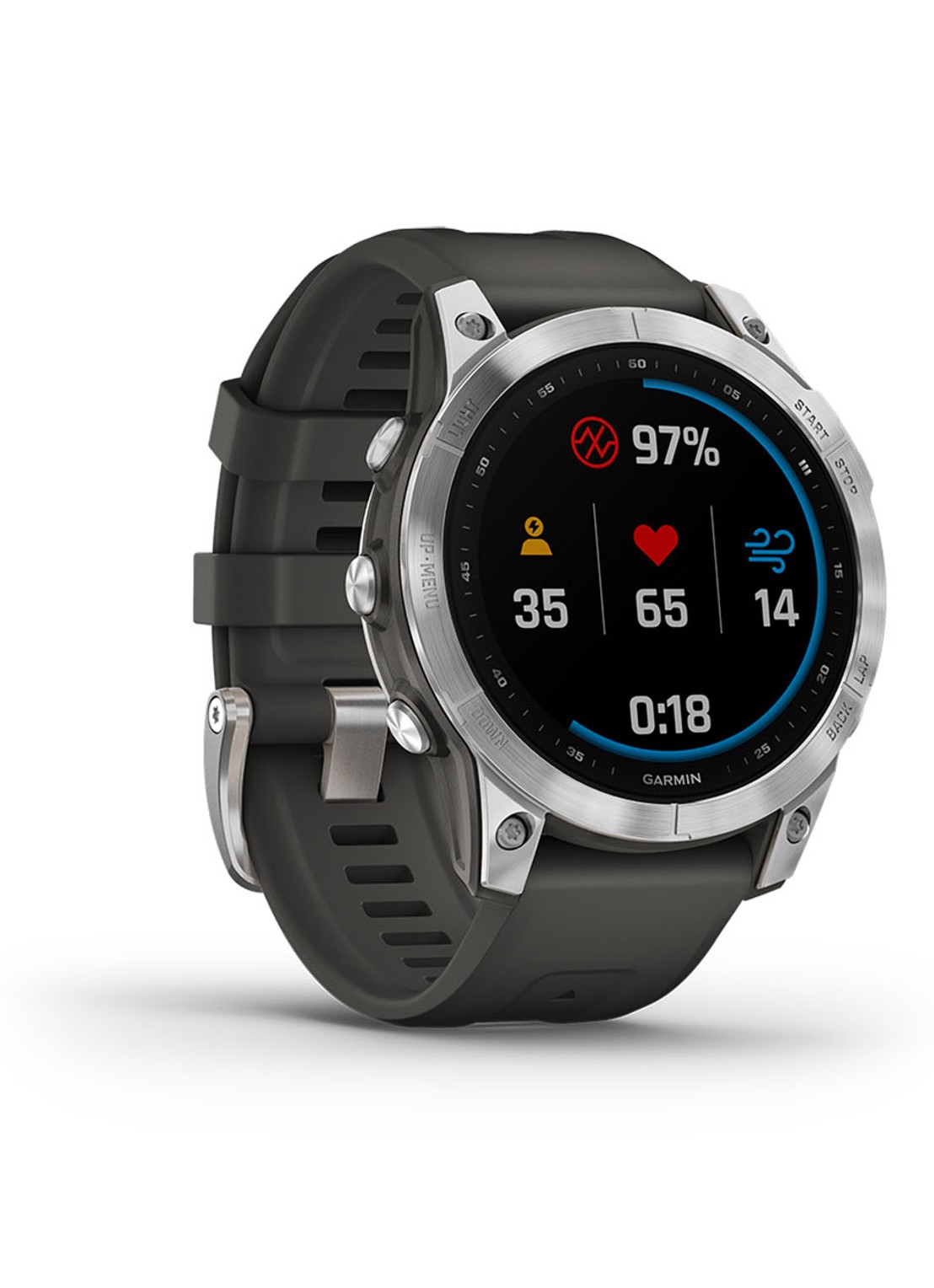 Garmin Fenix 7 smartwatch 47 mm - detail 4 grijs