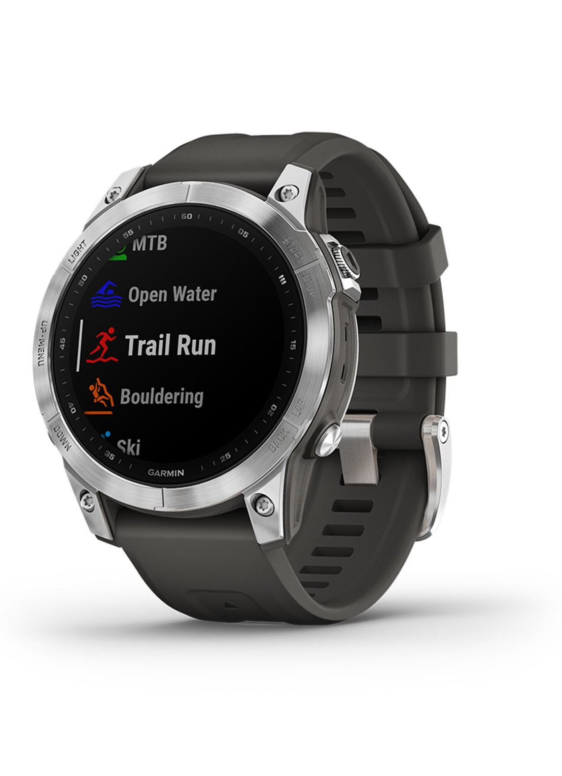 Garmin Fenix 7 smartwatch 47 mm - voorkant 2 grijs