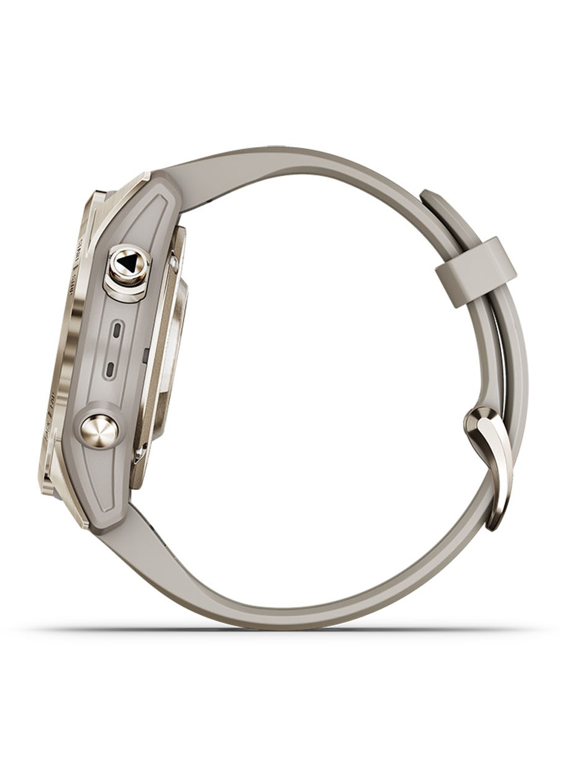 Garmin Fenix 7S Pro Solar horloge 42 mm met saffierglas - detail 3 goud