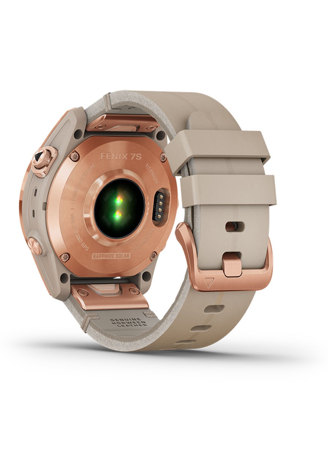 Garmin Fenix 7S Sapphire Solar smartwatch 42 mm - detail 3 roségoud