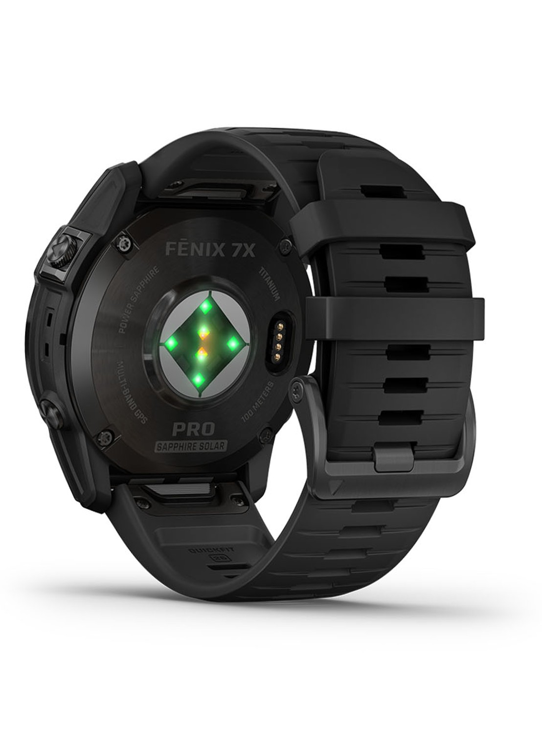 Garmin Fenix 7X Pro Sapphire Solar horloge 51 mm met saffierglas - detail 3 zwart