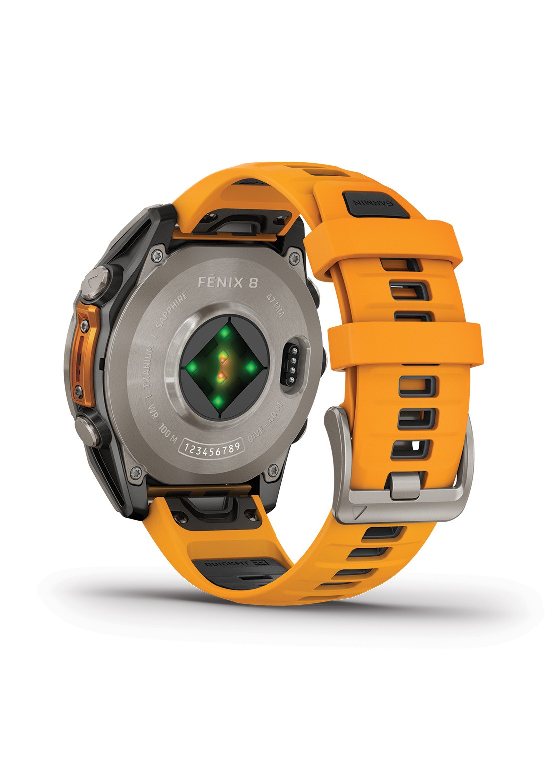 Garmin Fenix 8 47mm, AMOLED, saffier - detail 3 antraciet