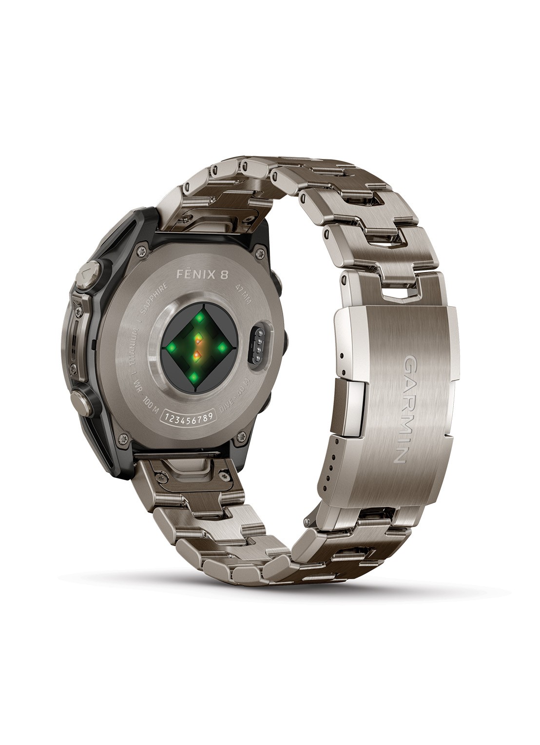Garmin Fenix 8 47mm, AMOLED, saffier - detail 3 antraciet