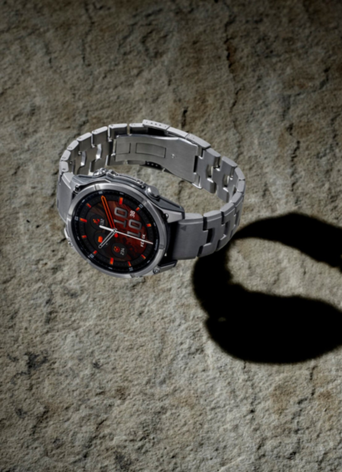 Garmin Fenix 8 47mm, AMOLED, saffier - voorkant 2 antraciet