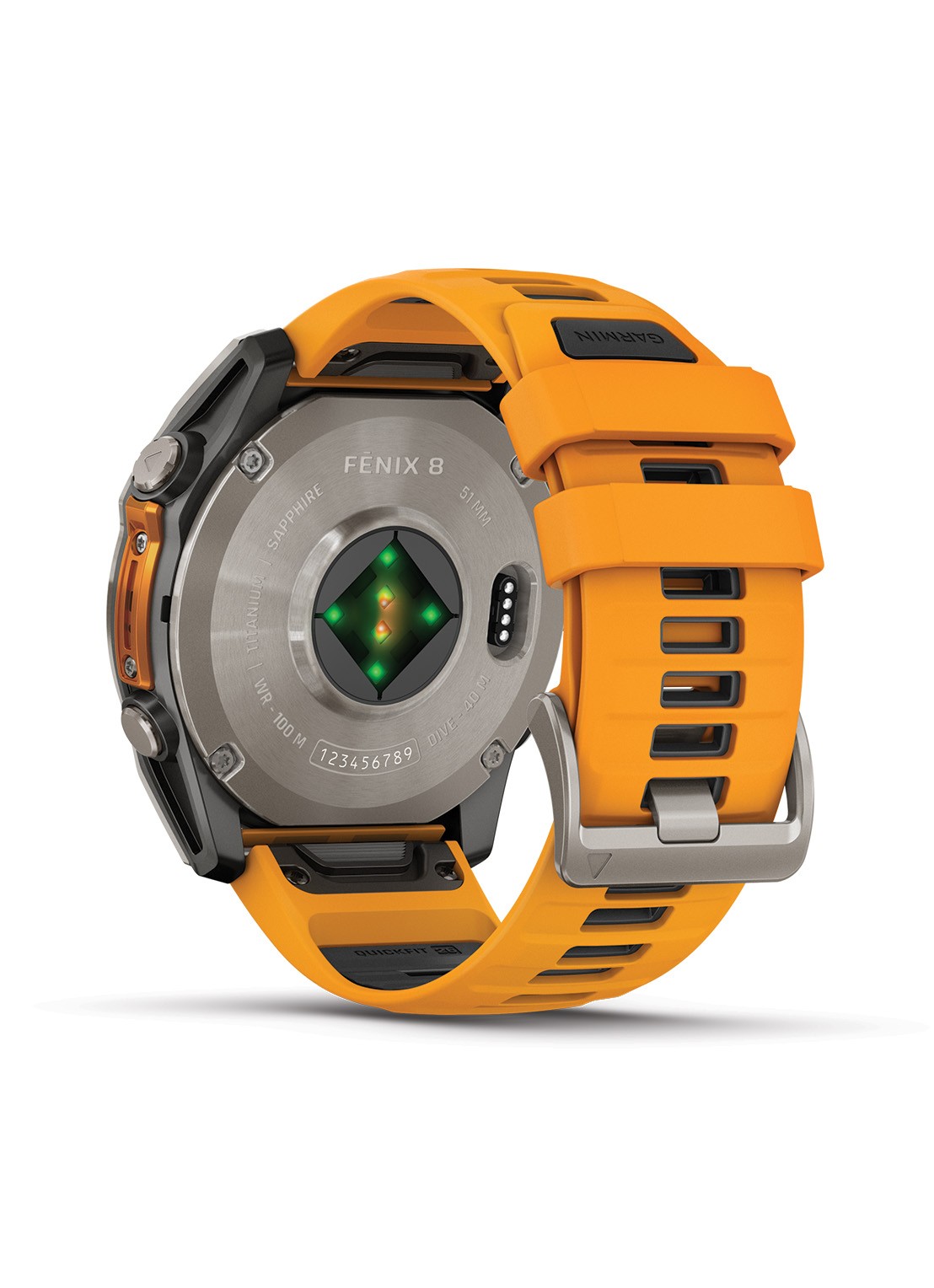 Garmin Fenix 8 51mm, AMOLED, saffier - detail 3 antraciet
