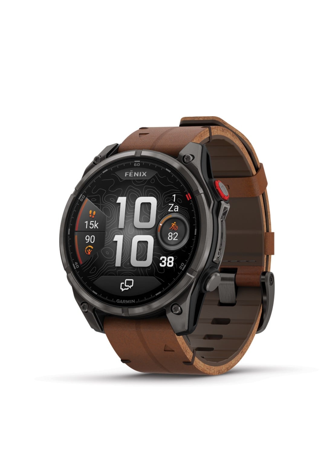 Garmin Fenix 8 Pro LTE smartwatch 47 mm, Saffierglas - voorkant 2 zwart