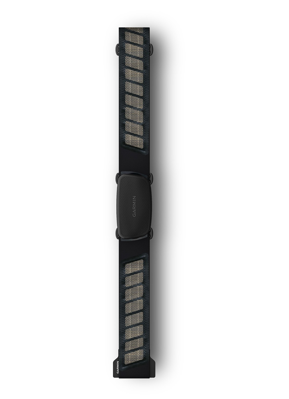 Garmin HRM-Dual™ (ANT+ & Bluetooth) hartslagband - voorkant 3 zwart