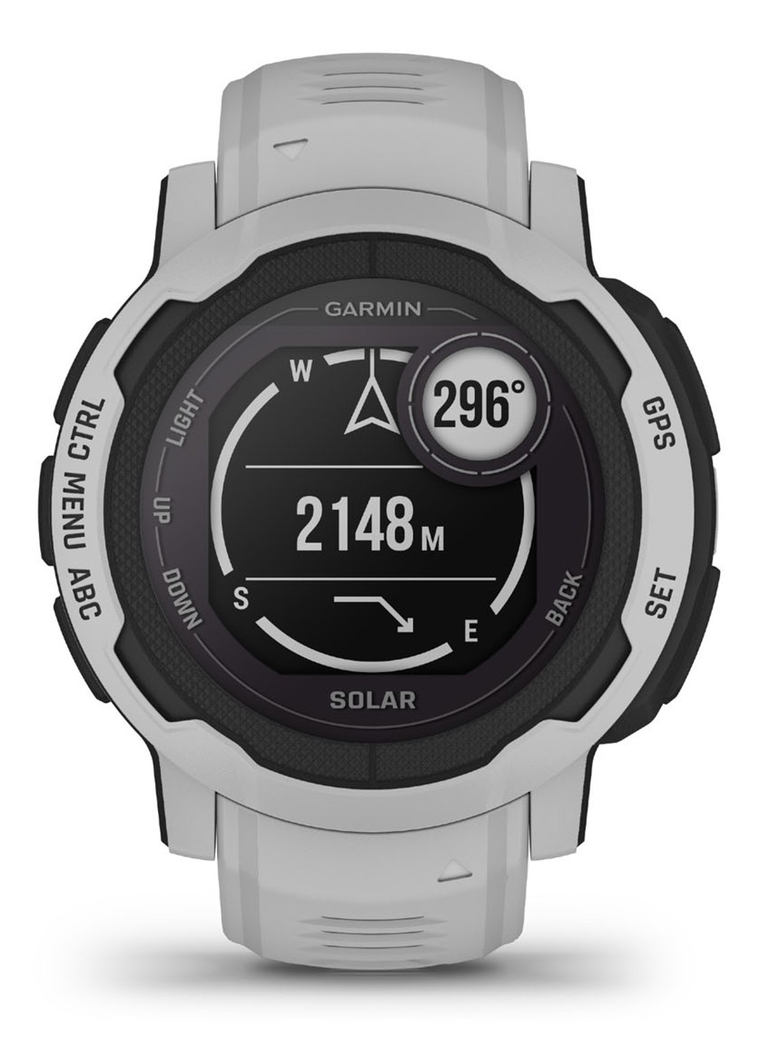 Garmin Instinct 2 Solar smartwatch 45 mm - detail 5 grijs