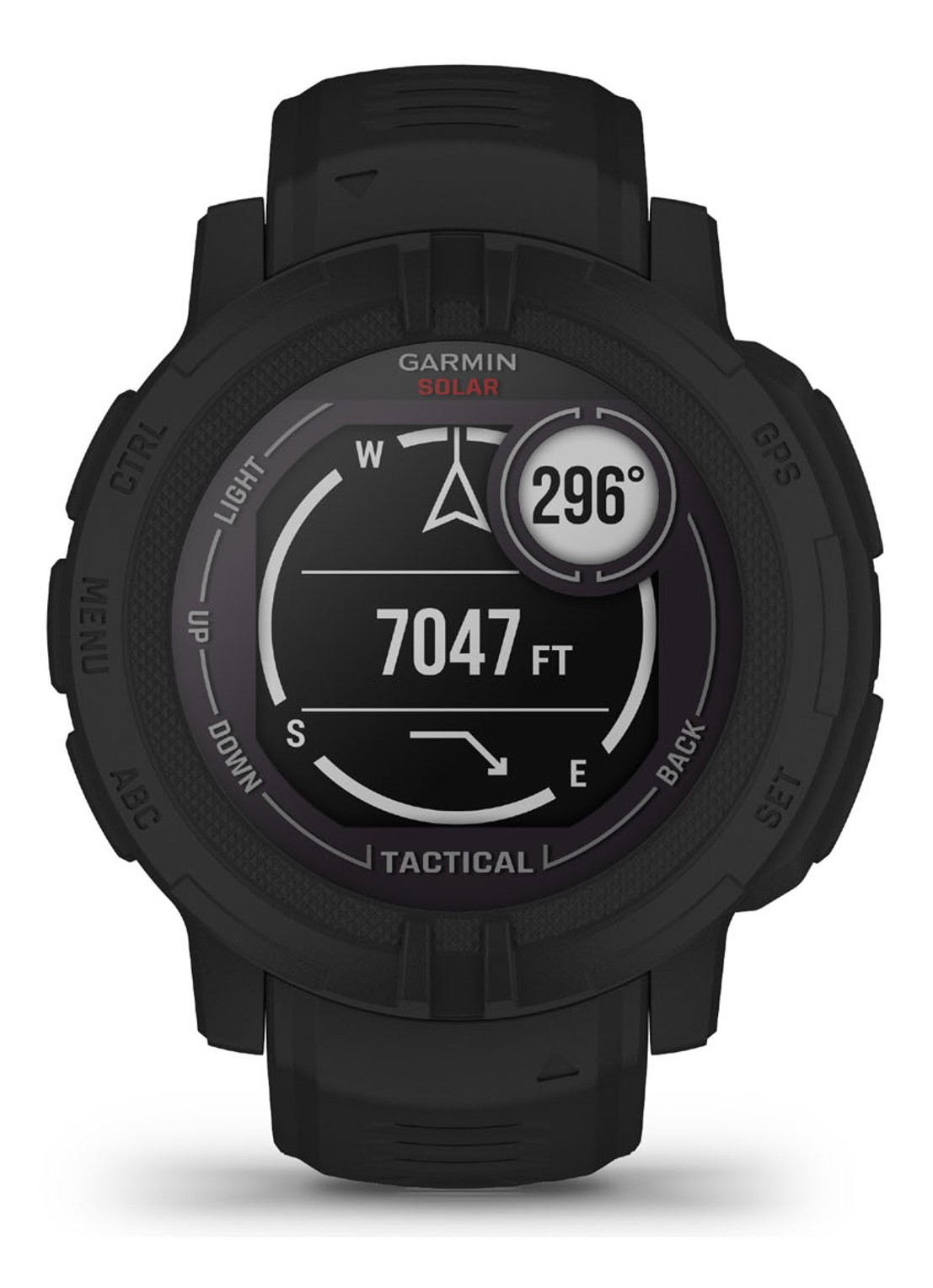 Garmin Instinct 2 Solar Tactical Edition smartwatch 45 mm - detail 4 zwart