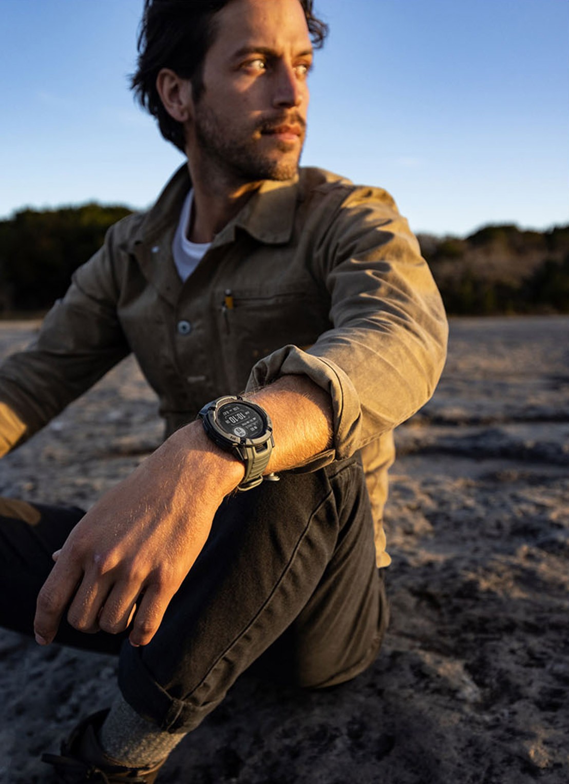 Garmin Instinct 2X Solar smartwatch 50 mm - detail 6 zwart