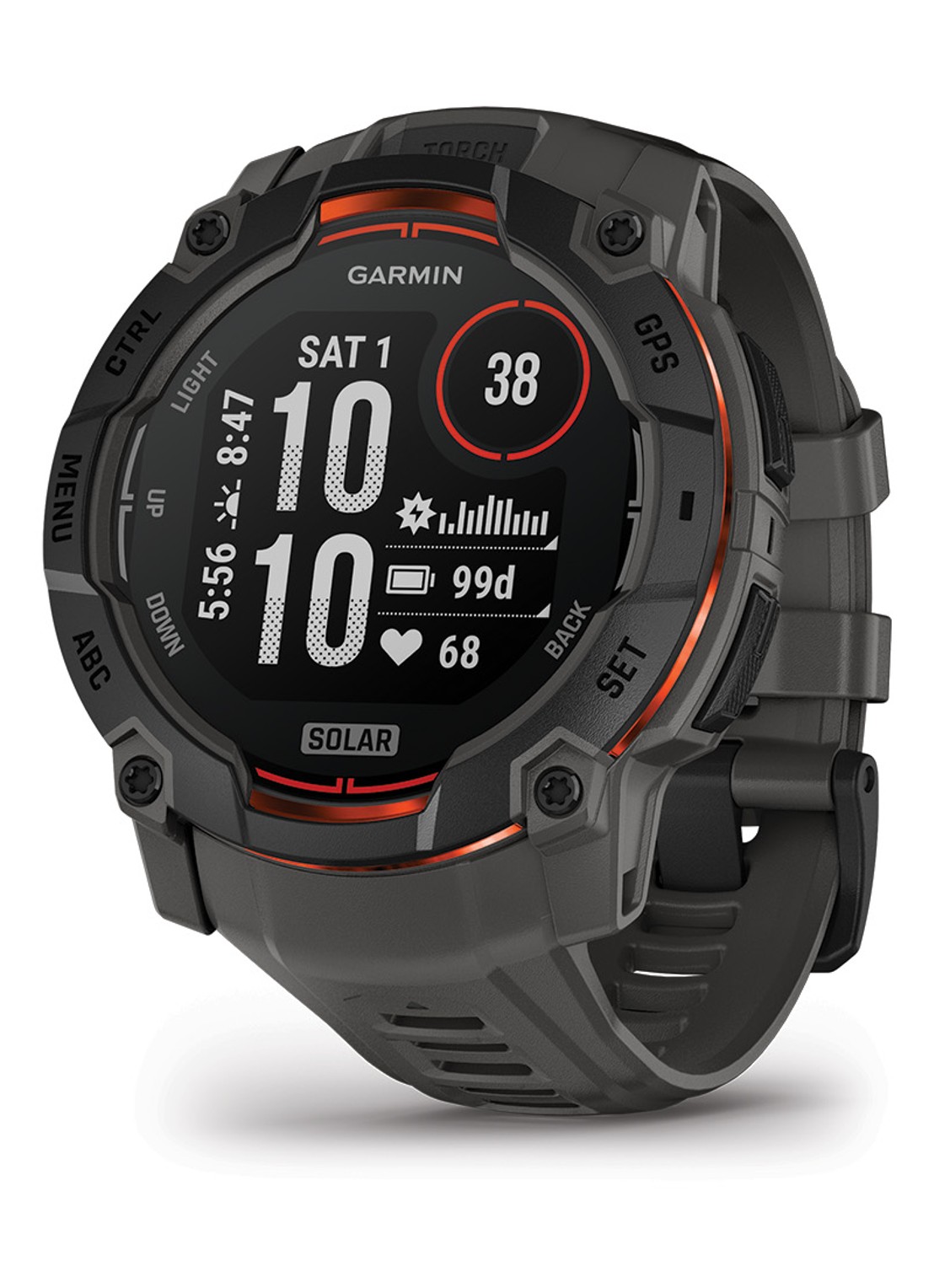 Garmin Instinct 3 smartwatch 50 mm - detail 3 zwart