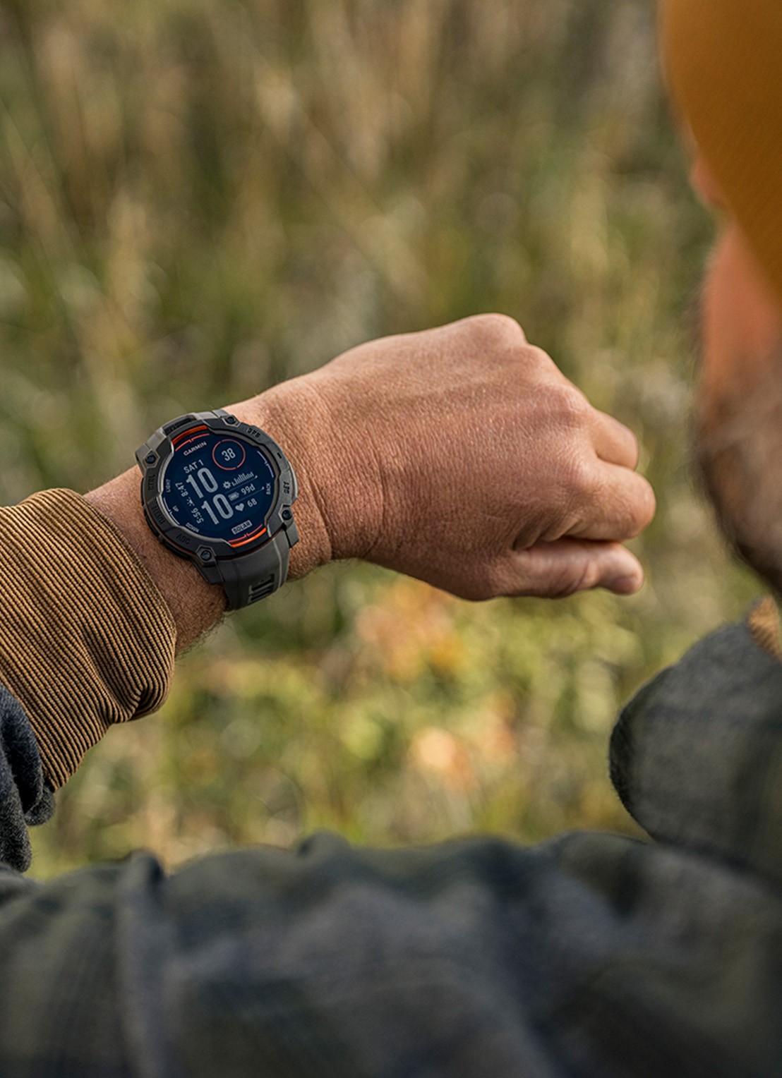 Garmin Instinct 3 smartwatch 50 mm - voorkant 2 zwart