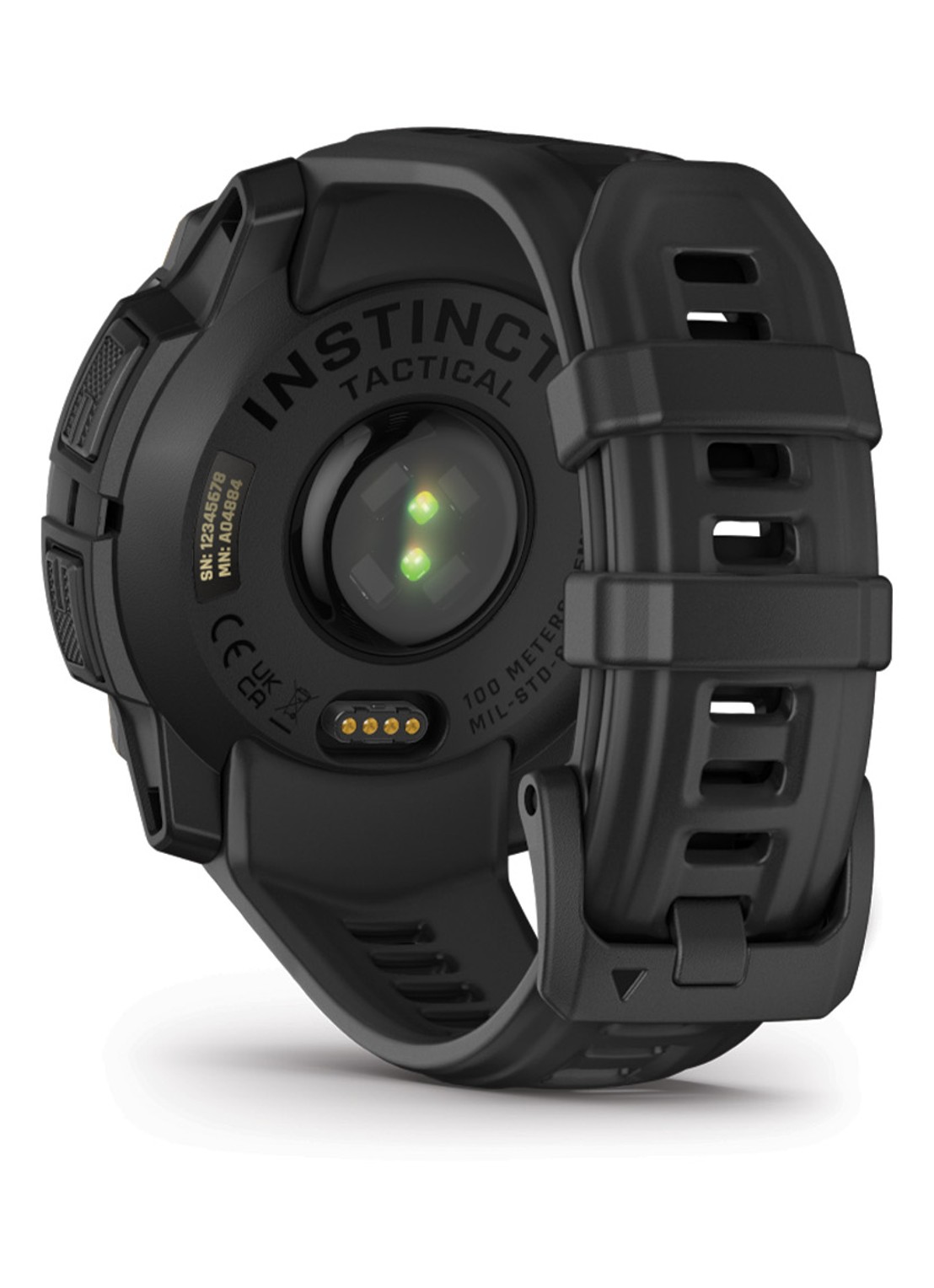 Garmin Instinct 3 Tactical Solar smartwatch 45 mm - detail 5 zwart