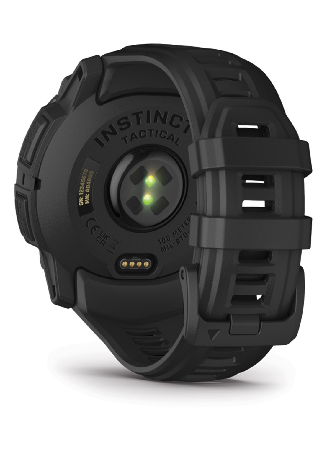 Garmin Instinct 3 Tactical Solar smartwatch 50 mm - detail 5 zwart