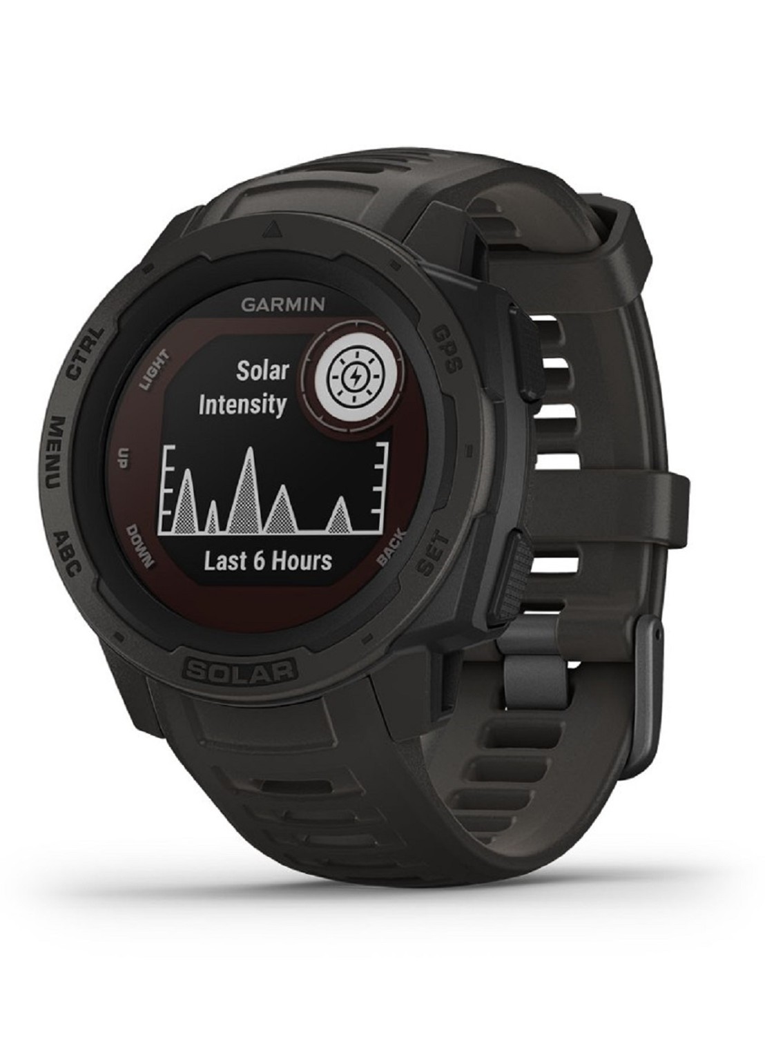 Garmin Instinct Solar smartwatch 45 mm - detail 3 zwart