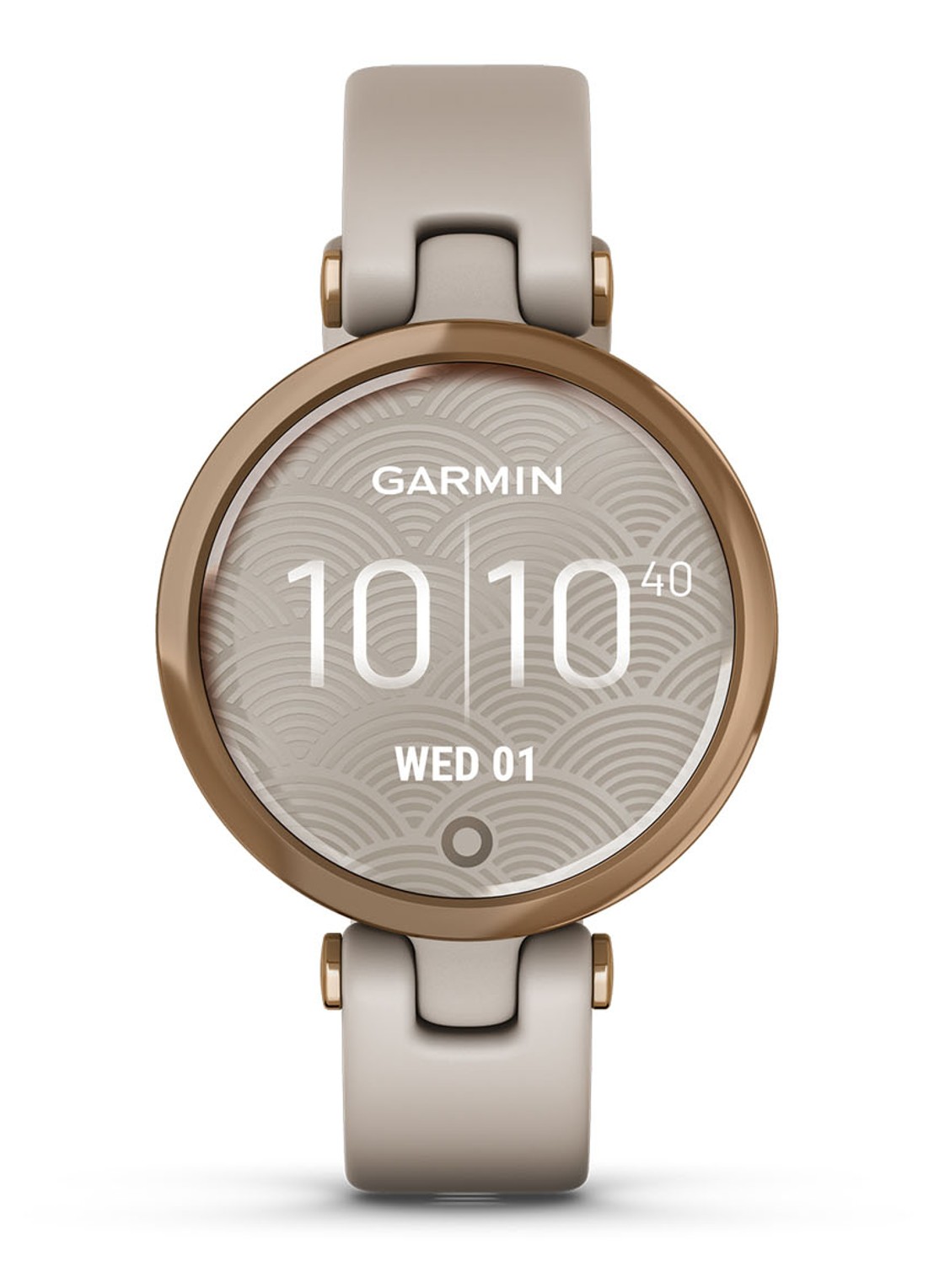 Garmin Lily smartwatch 35 mm - voorkant roségoud