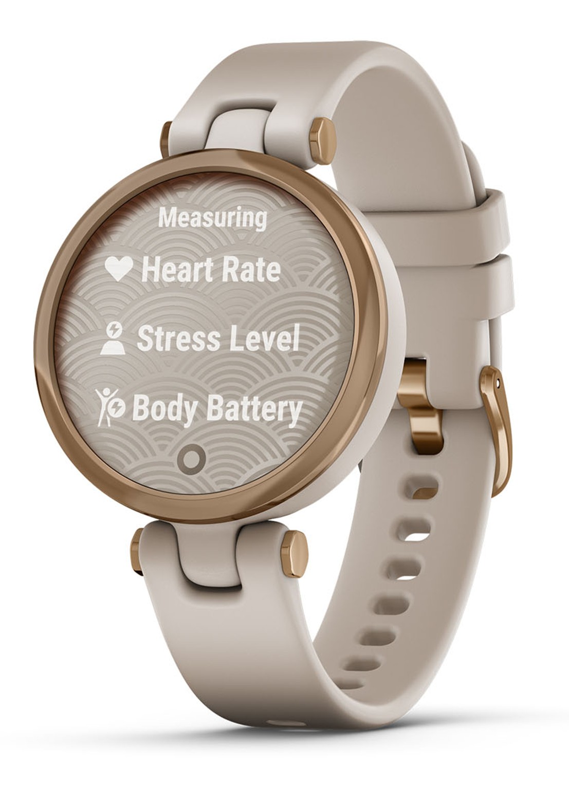 Garmin Lily smartwatch 35 mm - voorkant 2 roségoud