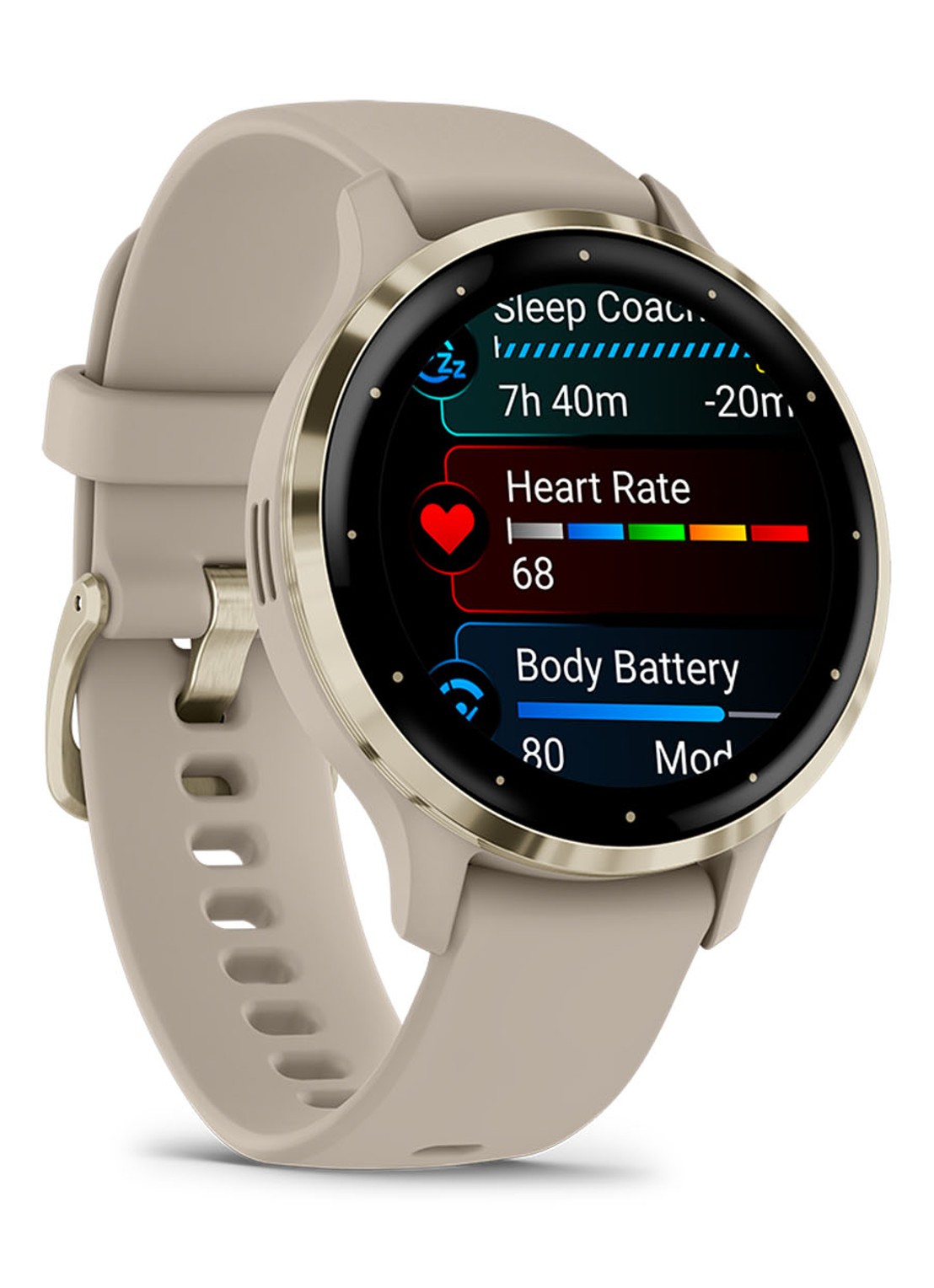 Garmin Venu 3S smartwatch 41 mm - detail grijs