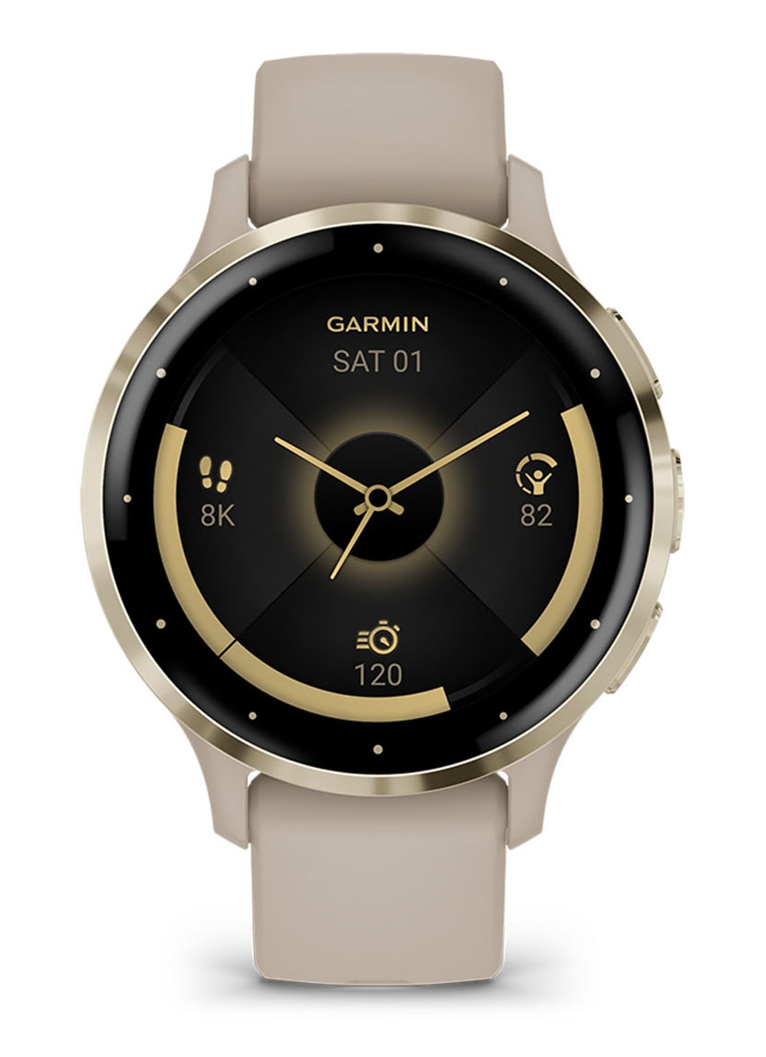 Garmin Venu 3S smartwatch 41 mm - voorkant 6 grijs