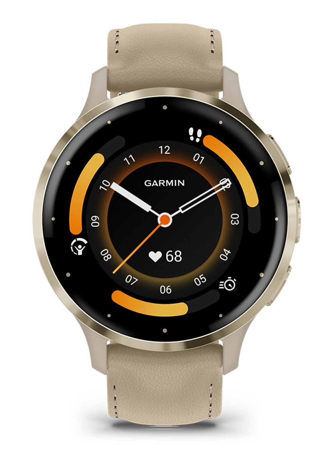 Garmin Venu 3S smartwatch 41 mm - voorkant grijs