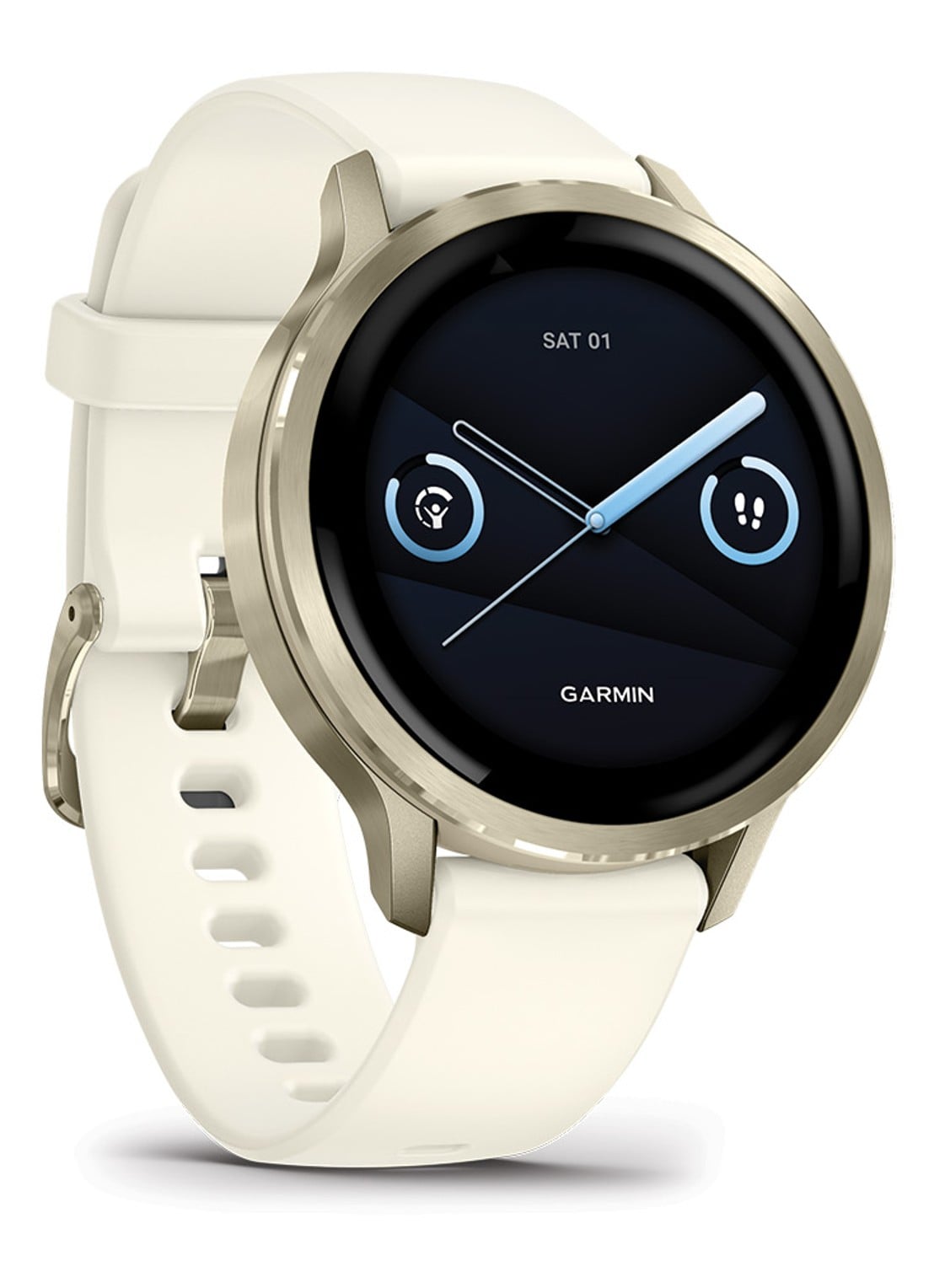 Garmin Venu 4 - 41mm - detail 3 lunar gold