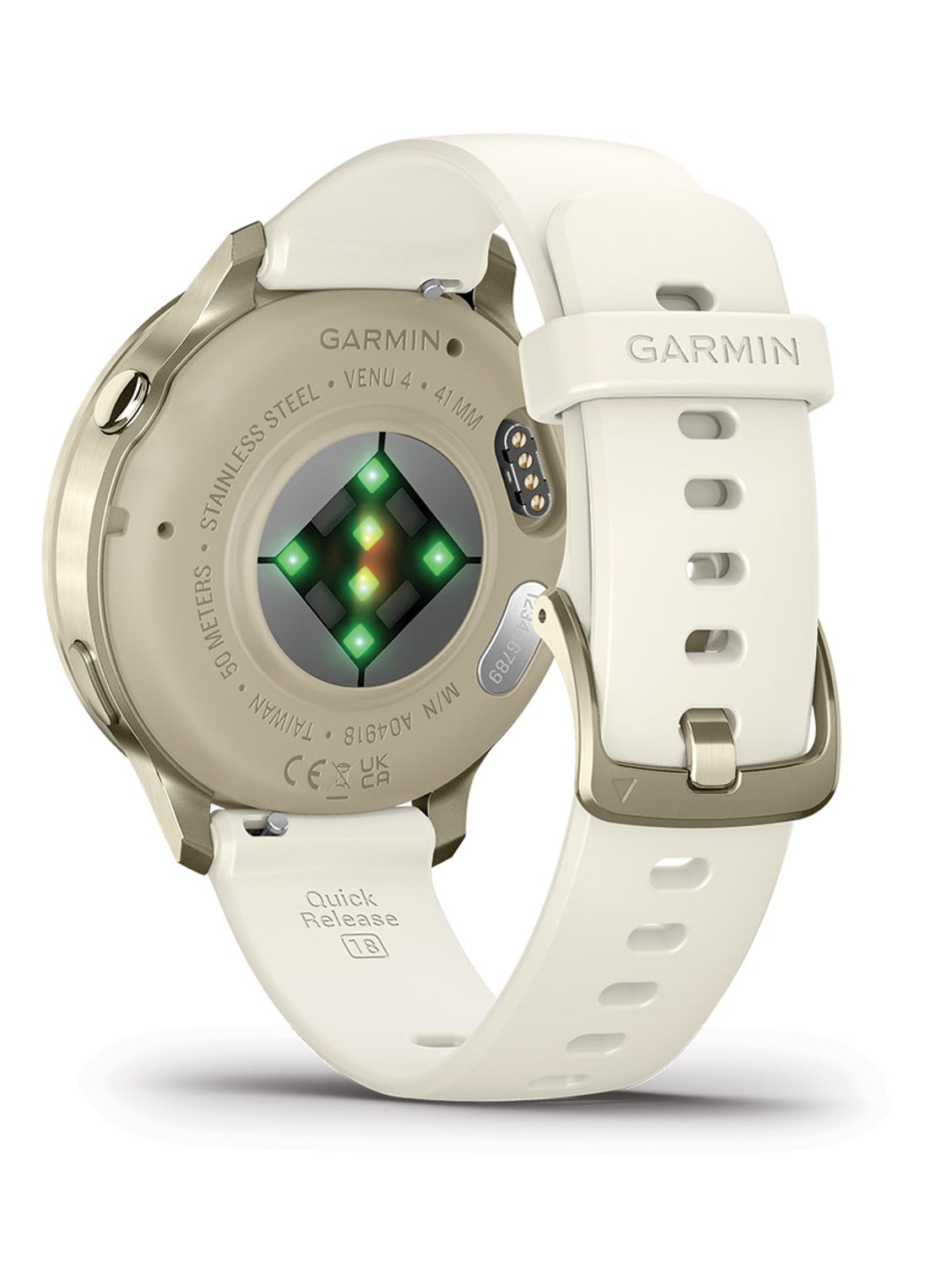 Garmin Venu 4 - 41mm - detail 5 lunar gold