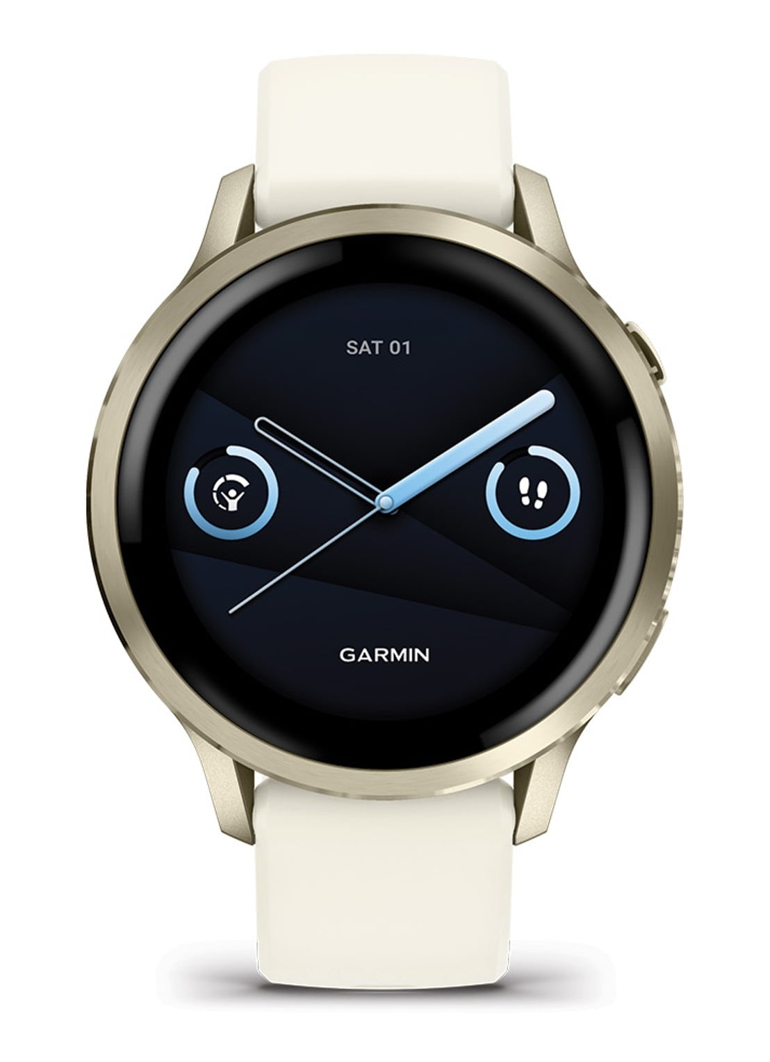 Garmin Venu 4 - 41mm - voorkant lunar gold