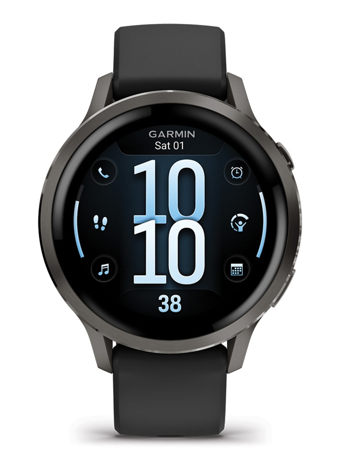 Garmin Venu 4 - 41mm - voorkant 6 zwart