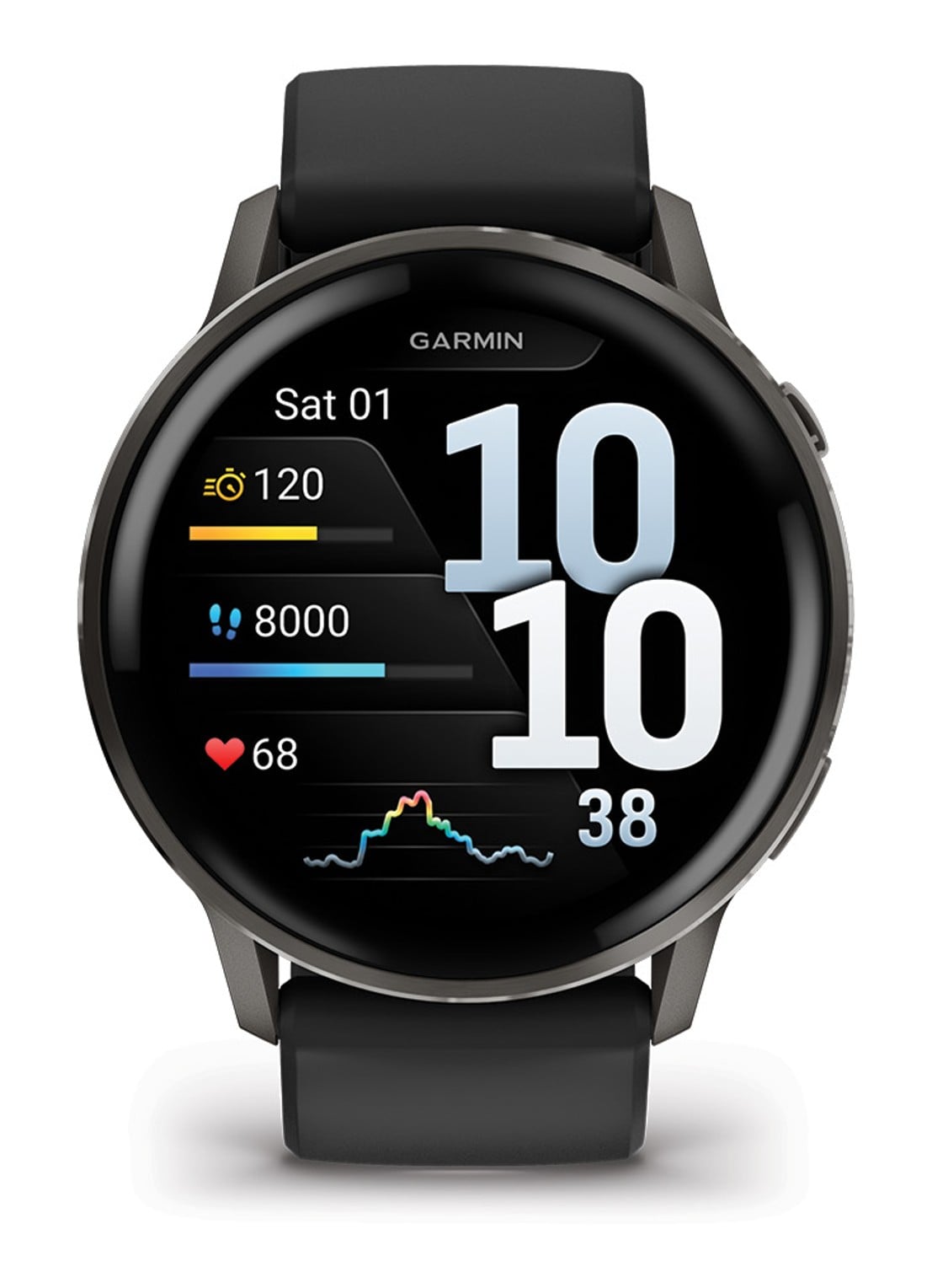 Garmin Venu 4 - 45mm - voorkant zilver