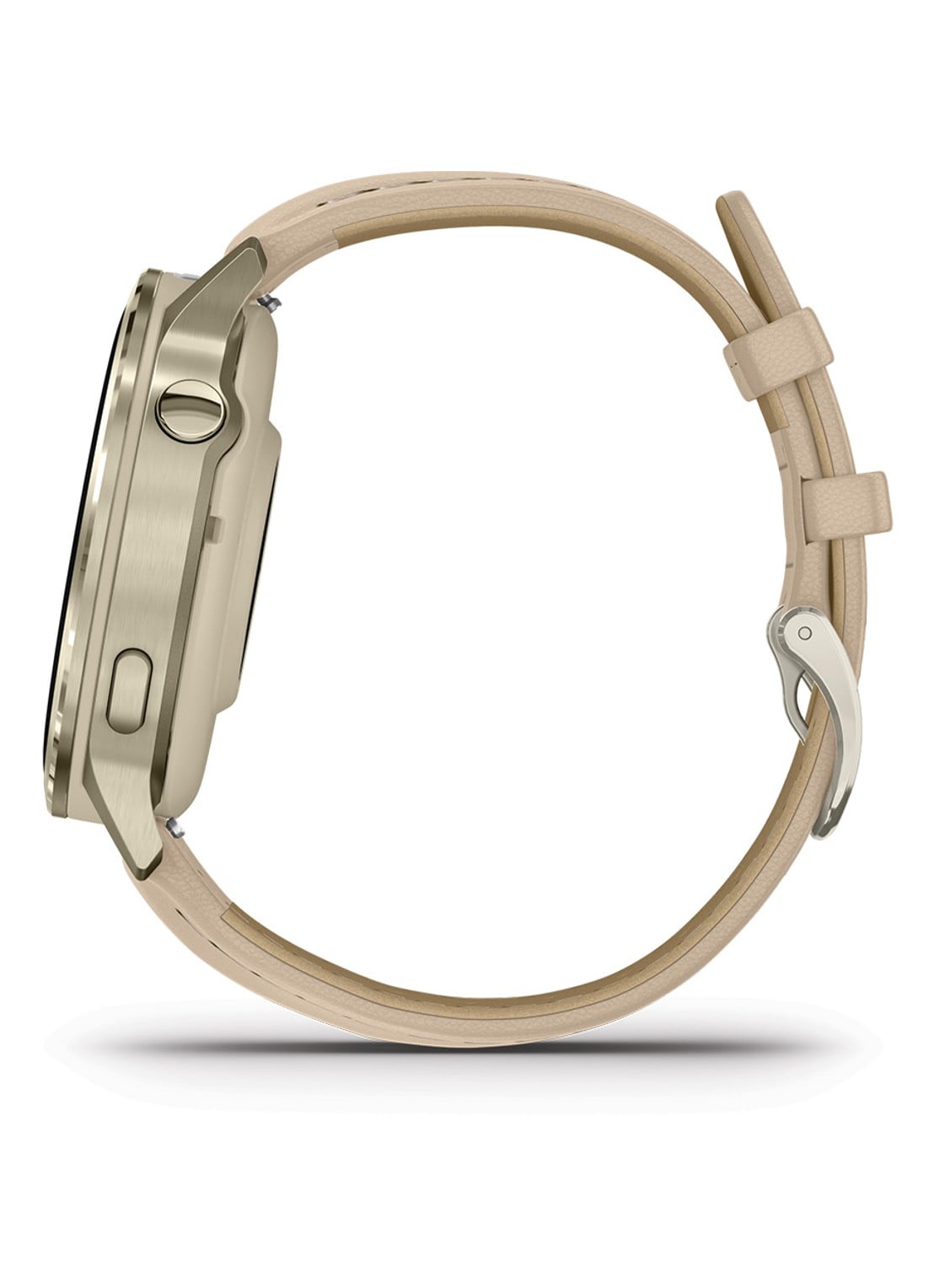 Garmin Venu 4 smartwatch 41 MM, met siliconen en lederen band - detail 4 goud