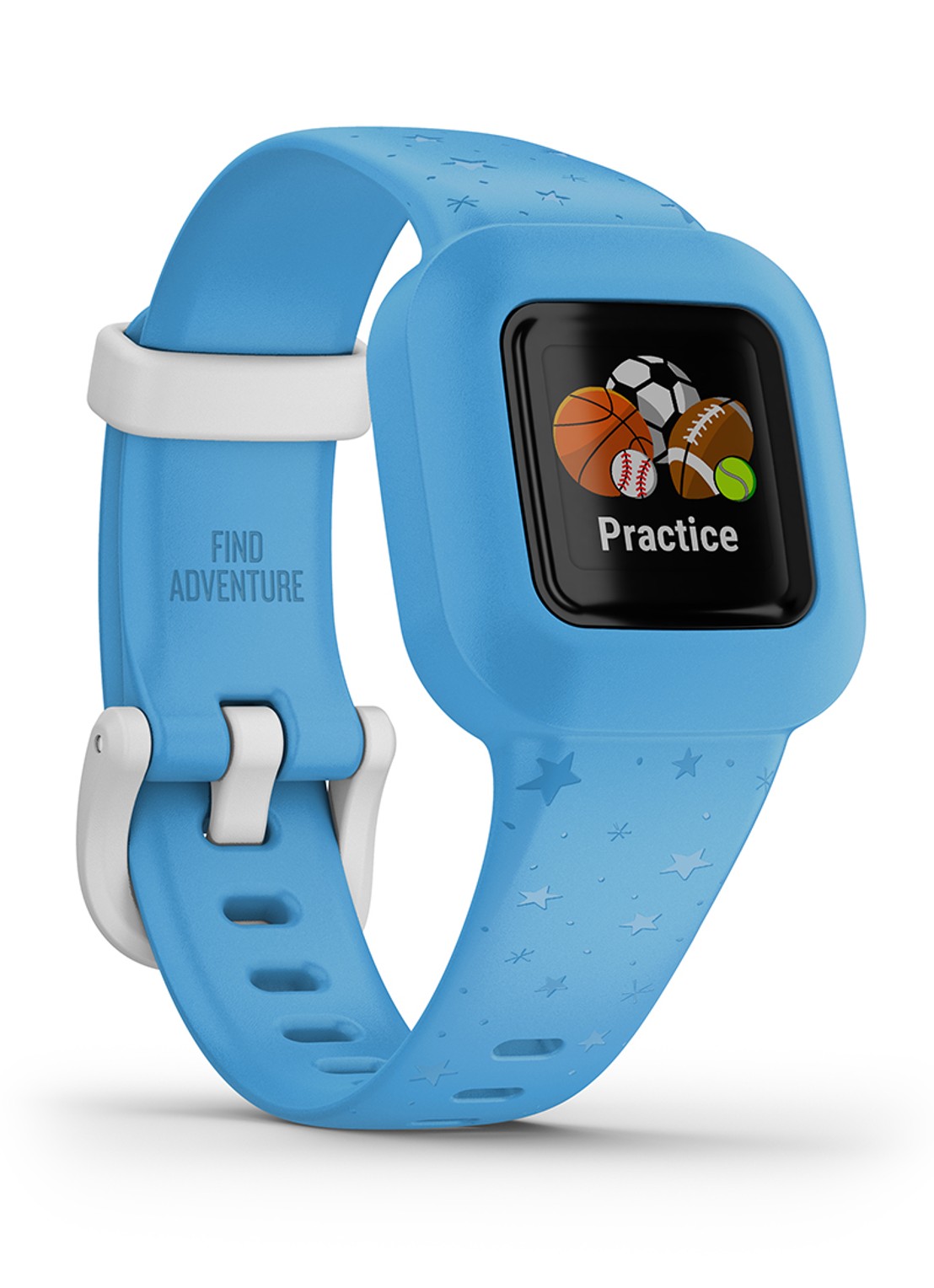 Garmin Vivofit Junior 3 kids horloge 30 mm - detail 2 blauw