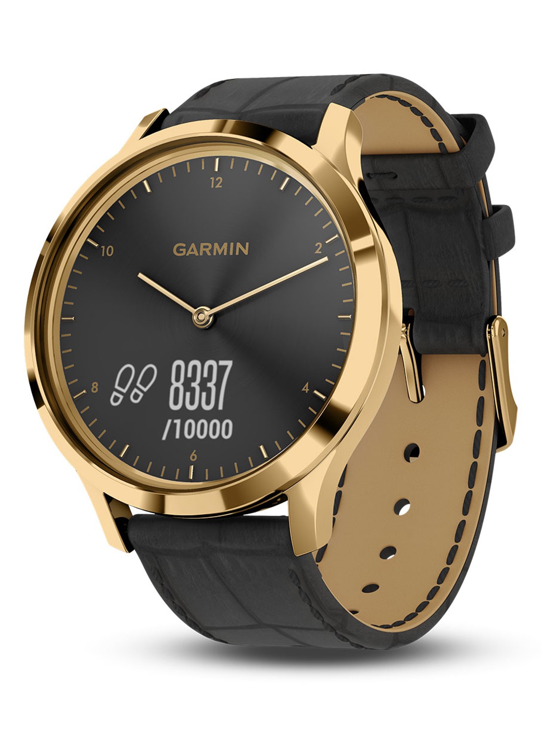 Garmin Vivomove HR Premium horloge 010-01850-AC - detail zwart