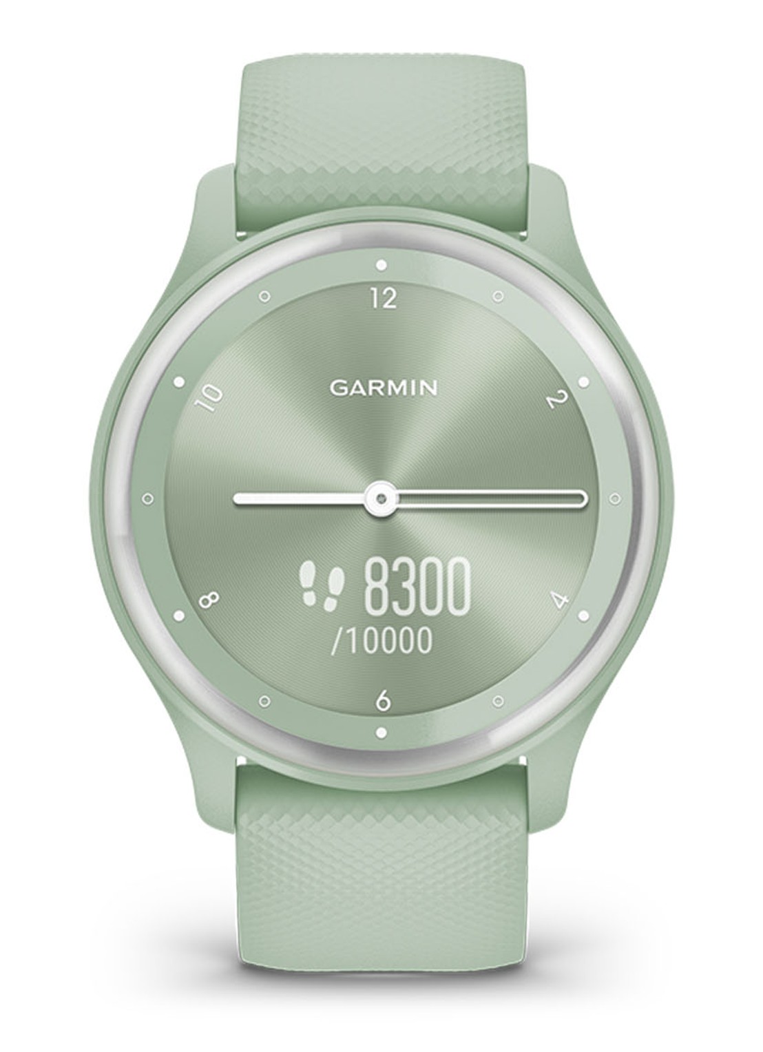 Garmin Vivomove Sport hybride smartwatch 40 mm - detail groen