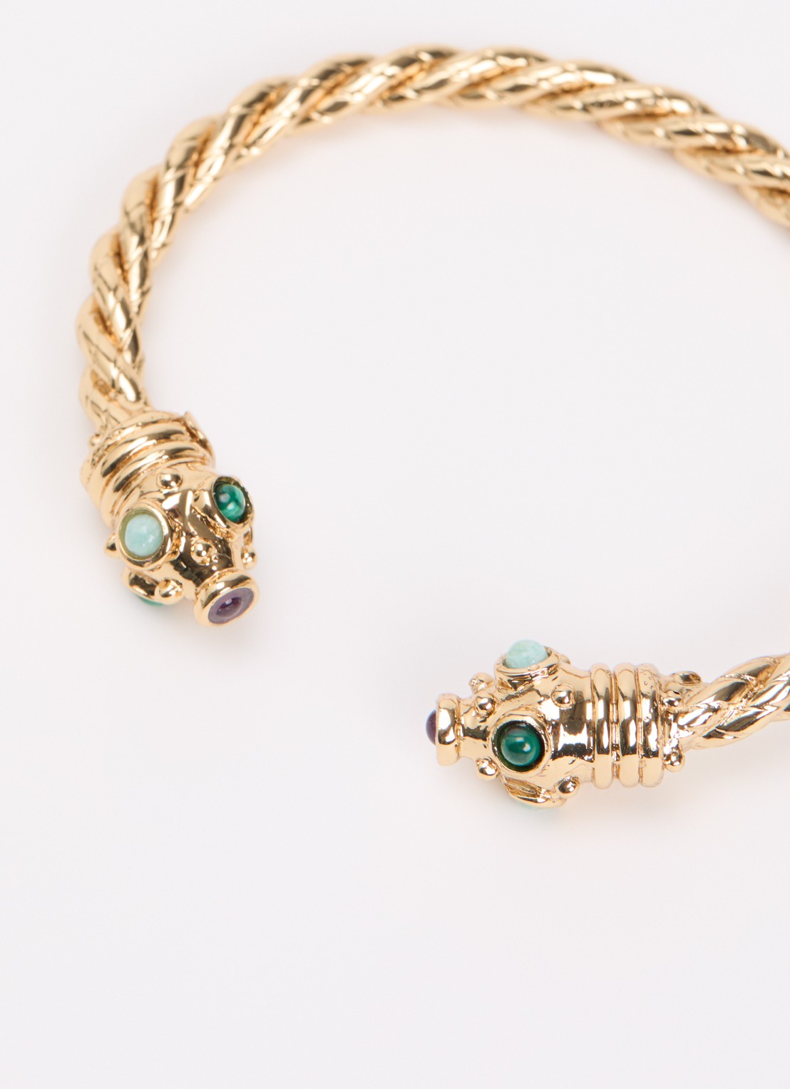 Gas Bijoux Amarante Torsade bangle verguld - detail goud