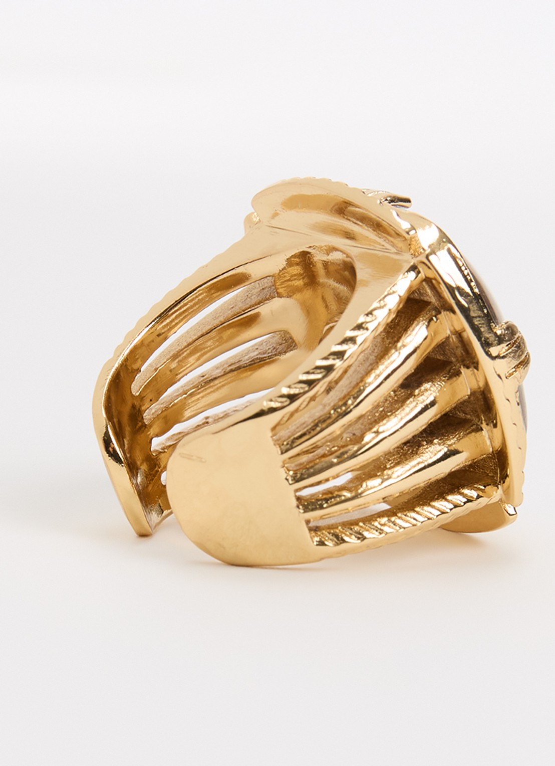 Gas Bijoux Arty ring verguld - detail goud