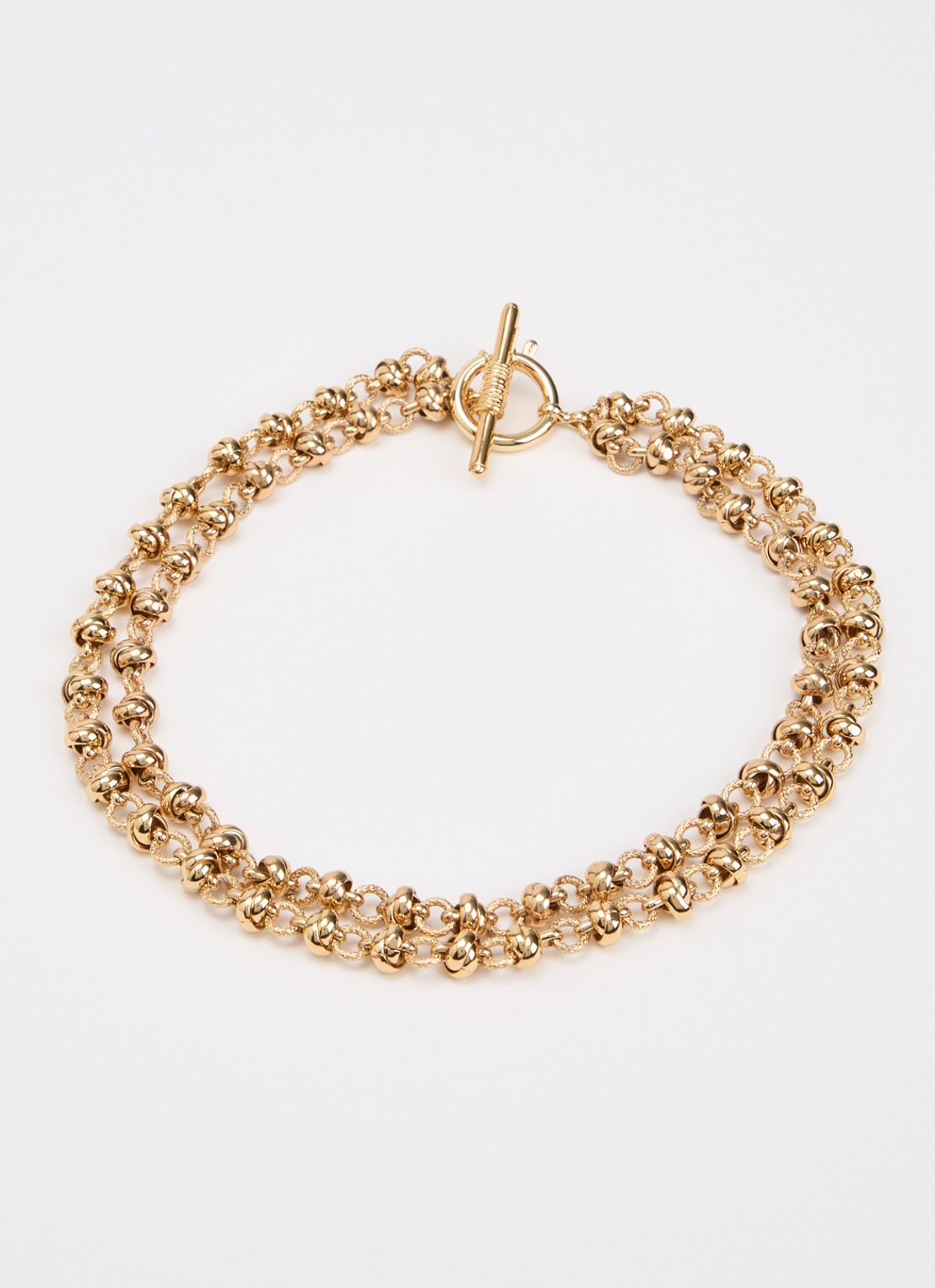 Gas Bijoux Atik schakelketting verguld - detail goud