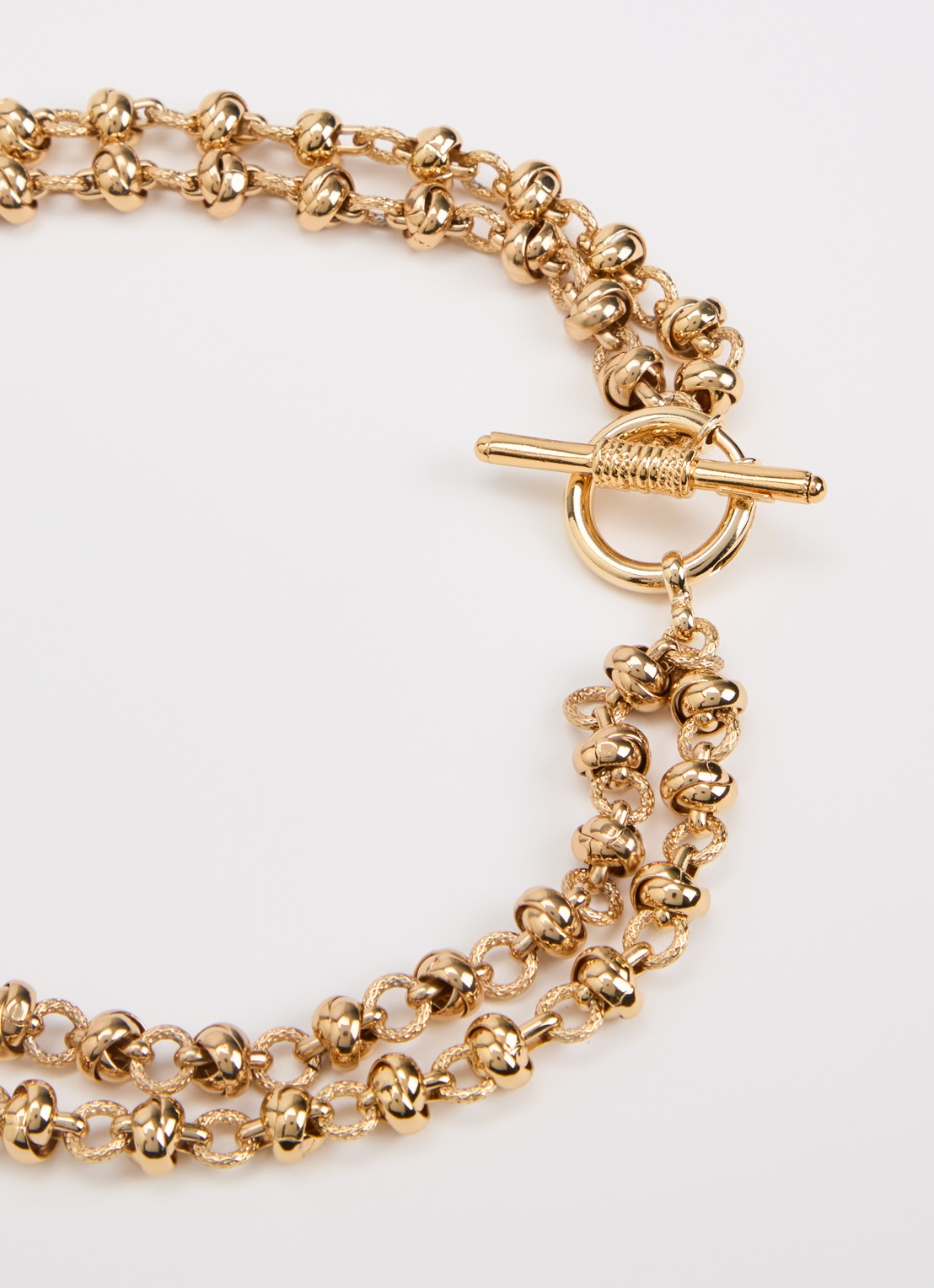 Gas Bijoux Atik schakelketting verguld - detail 2 goud
