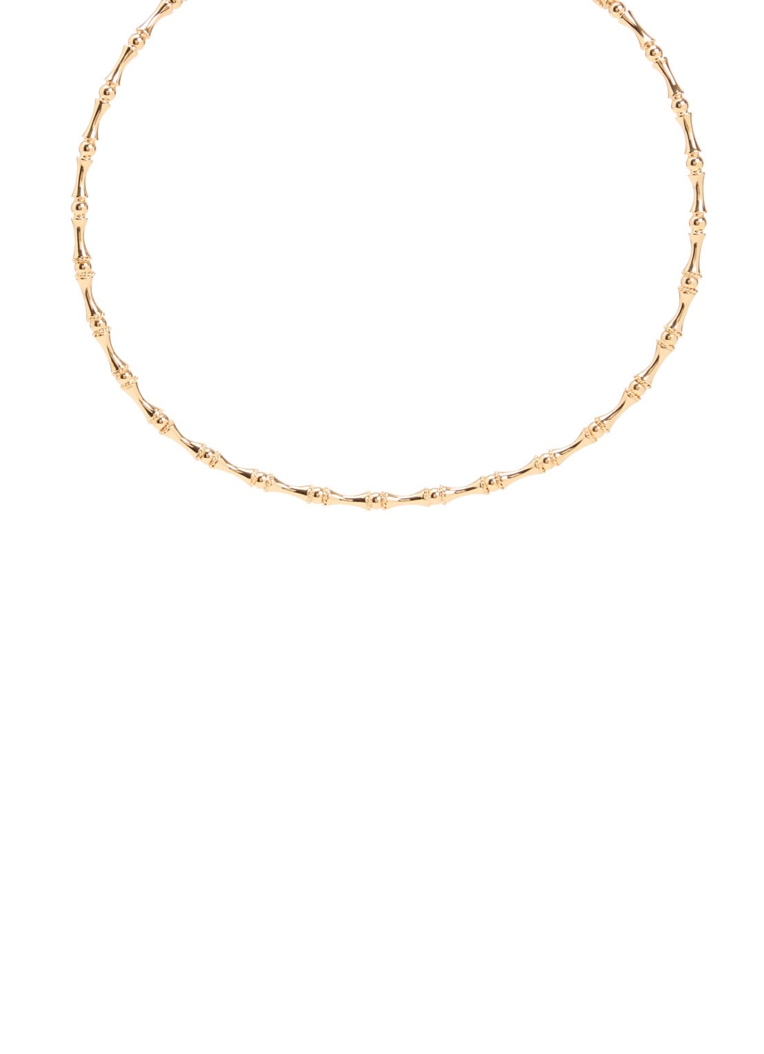 Gas Bijoux Bambou choker verguld - voorkant 3 goud