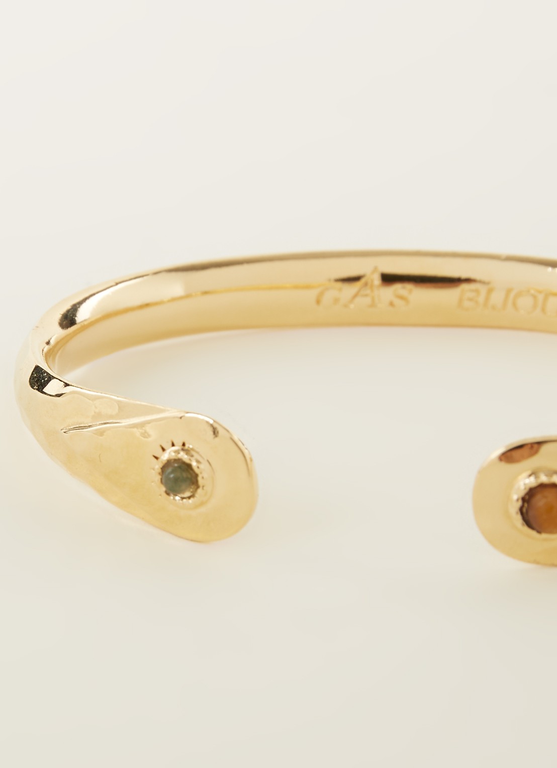 Gas Bijoux Bangle verguld - voorkant 2 goud