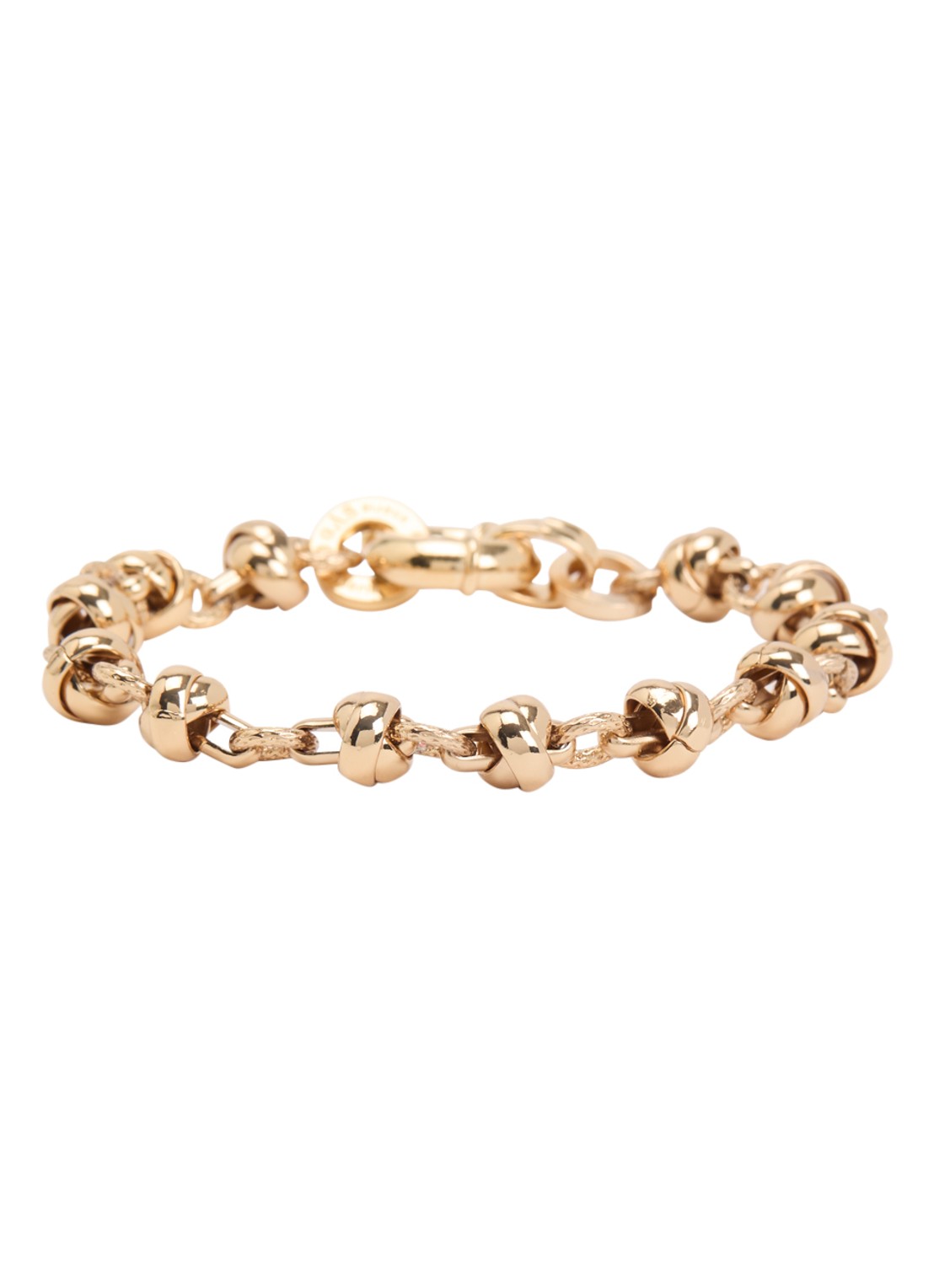 Gas Bijoux Batik schakelarmband verguld - voorkant 3 goud