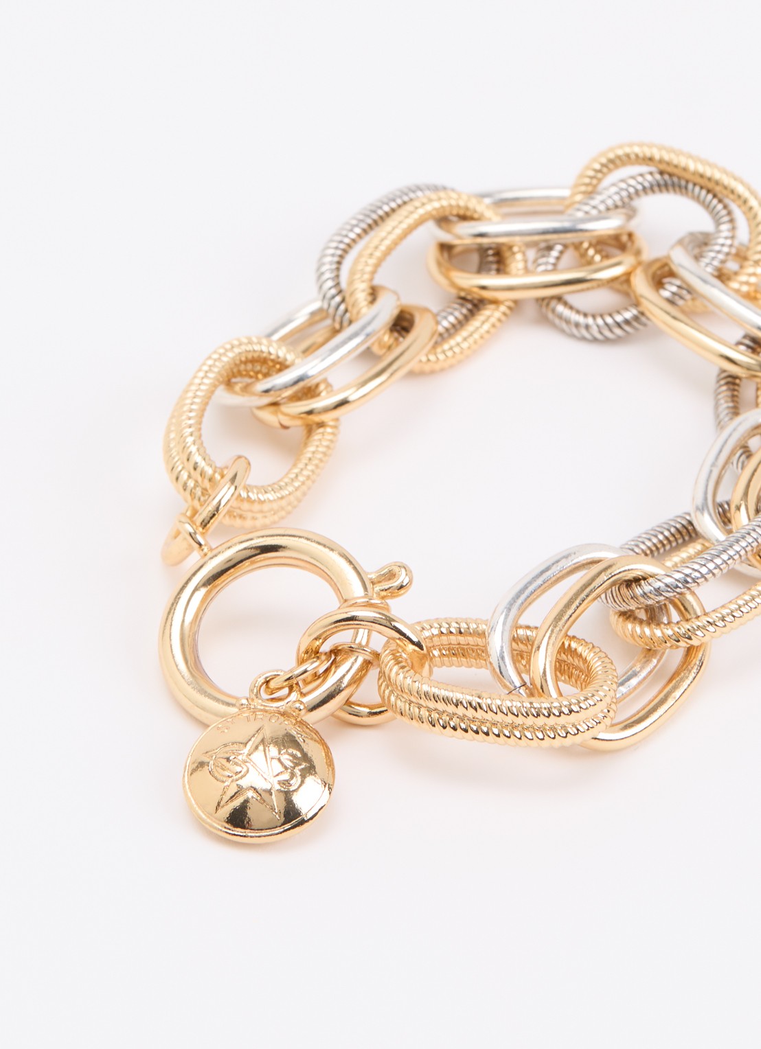 Gas Bijoux Bell schakelarmband  - detail 3 goud