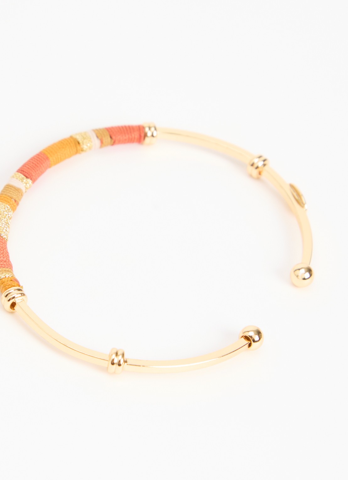 Gas Bijoux Bzanzibar bangle verguld - detail goud