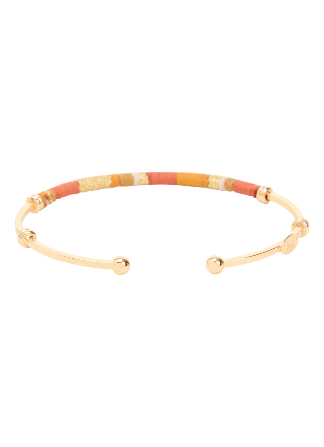 Gas Bijoux Bzanzibar bangle verguld - voorkant 2 goud