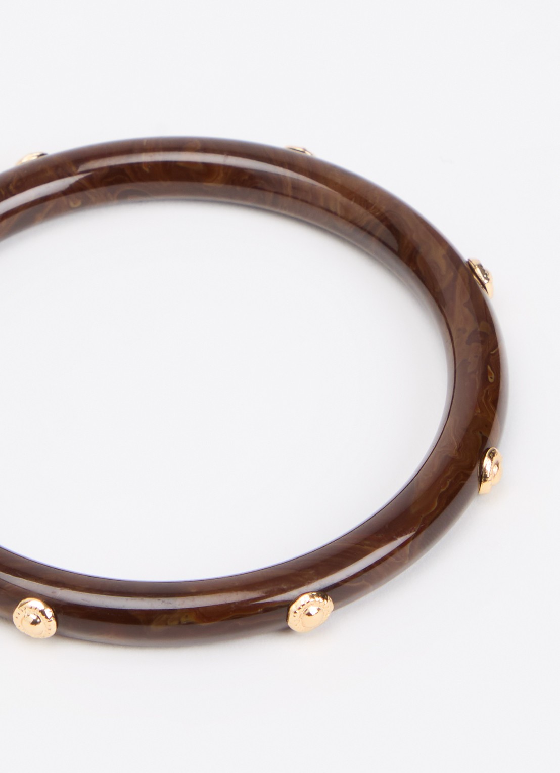 Gas Bijoux Caftan bangle  - detail bruin