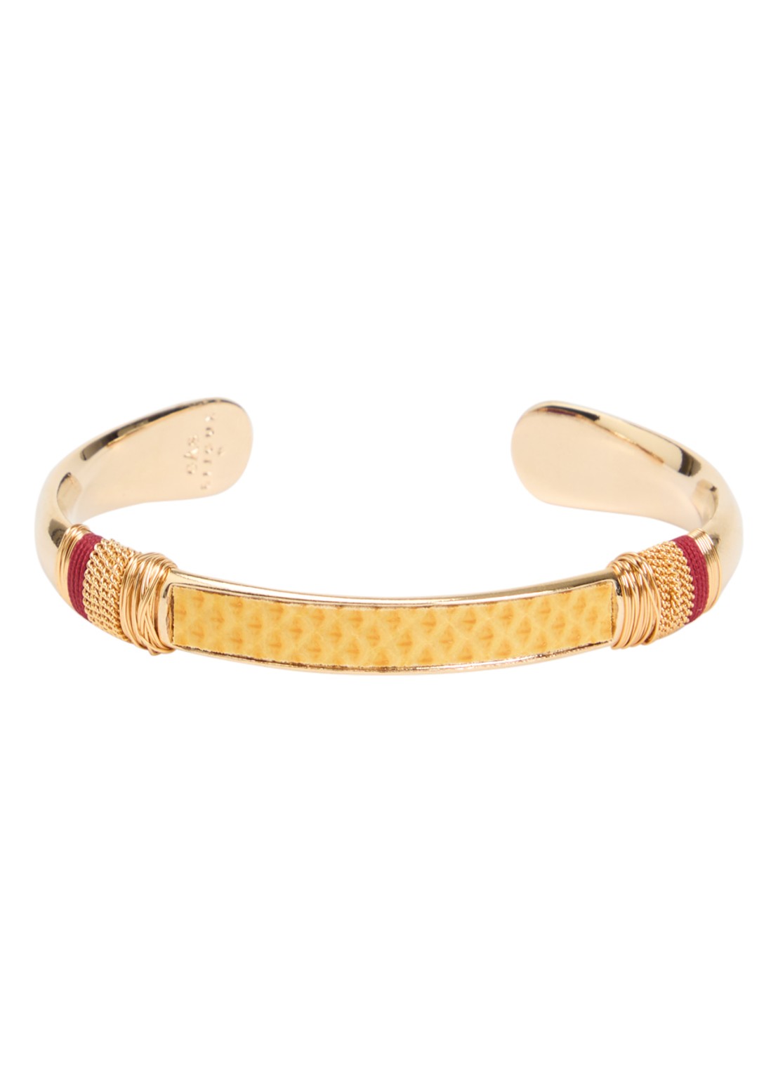 Gas Bijoux Massai bangle verguld - voorkant 2 goud