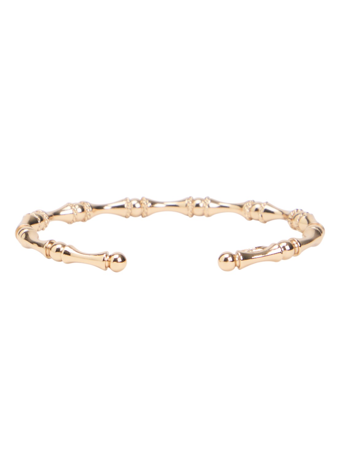 Gas Bijoux Mini Bambou bangle verguld - voorkant 2 undefined