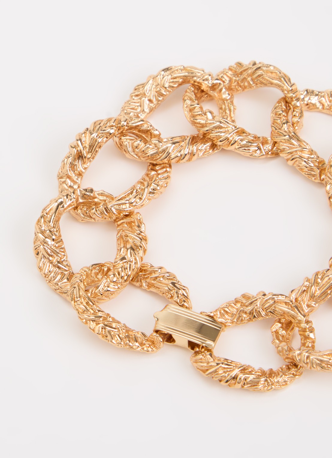 Gas Bijoux Mira schakelarmband verguld - detail goud
