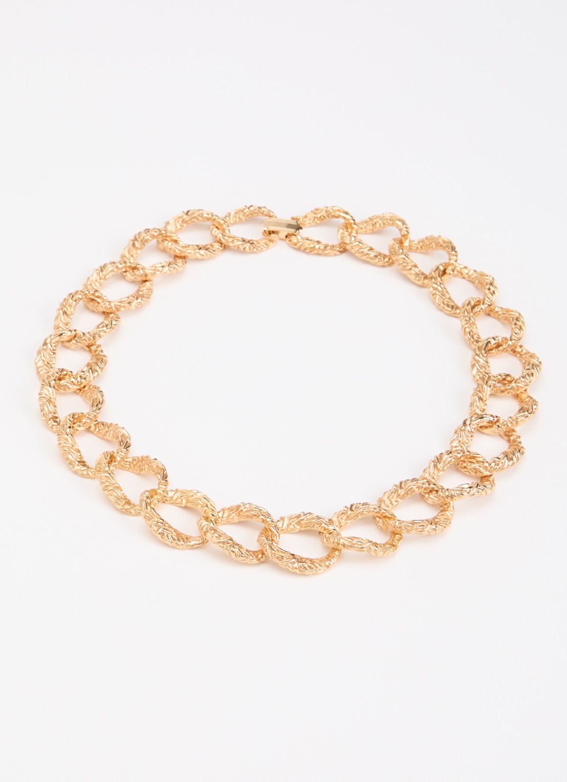Gas Bijoux Mira schakelketting verguld - detail goud