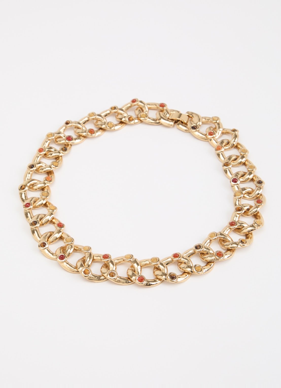 Gas Bijoux Misti schakelketting verguld - detail goud