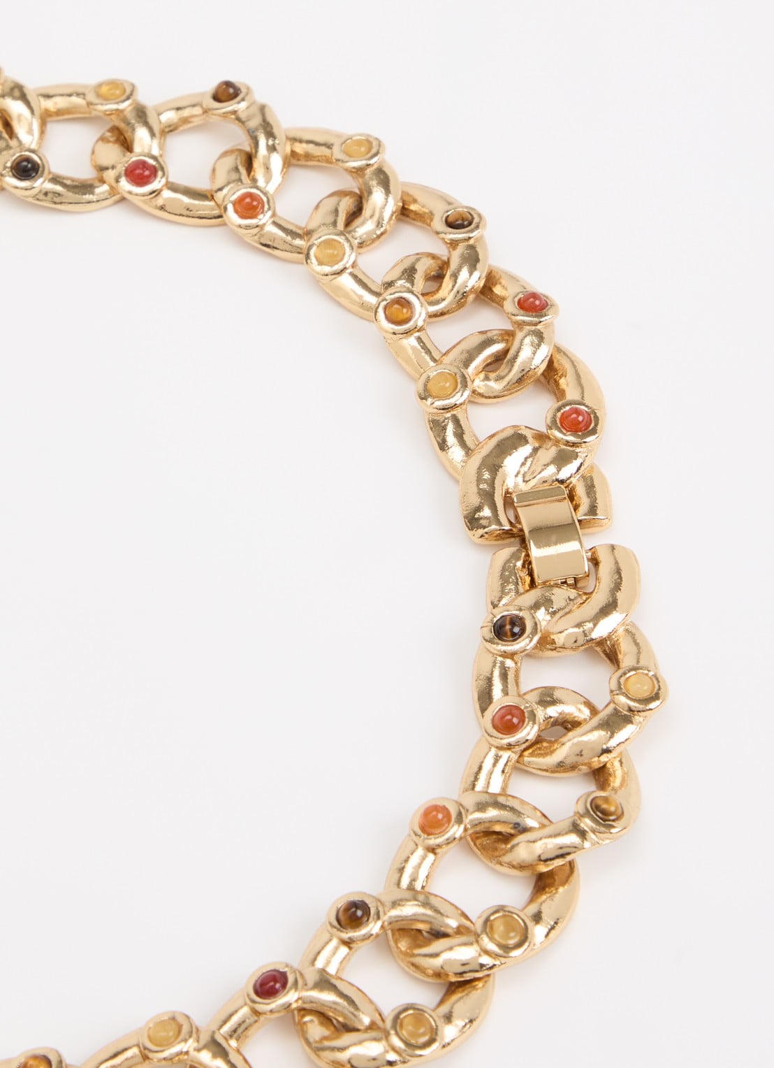 Gas Bijoux Misti schakelketting verguld - detail 2 goud